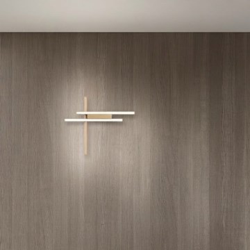 Ondaluce - LED Stmívatelné nástěnné svítidlo MOVIDA LED/20W/230V zlatá