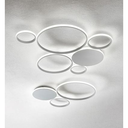 Ondaluce - LED Stmívatelné nástěnné svítidlo POIS LED/42W/230V stříbrná