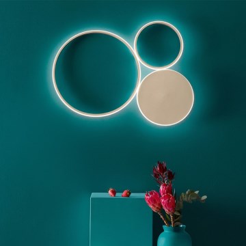 Ondaluce - LED Stmívatelné nástěnné svítidlo POIS LED/42W/230V zlatá