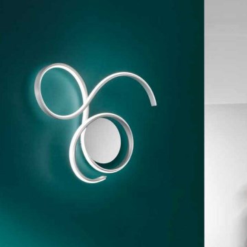 Ondaluce - LED Stmívatelné nástěnné svítidlo TWIST LED/57W/230V bílá