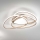 Ondaluce - LED Stmívatelné stropní svítidlo ROSE LED/70W/230V 63x67 cm zlatá