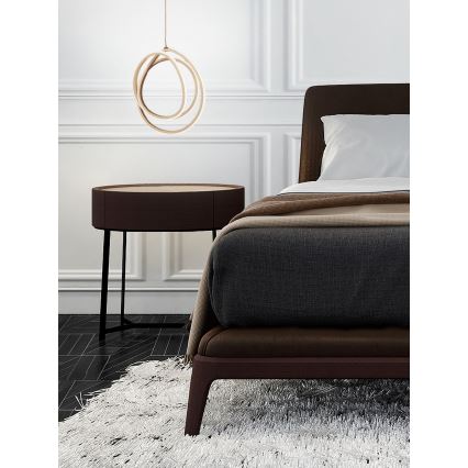 Ondaluce - LED Stmívatelný lustr na lanku GOLDEN LED/28W/230V zlatá