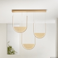 Ondaluce - LED Stmívatelný lustr na lanku LOTUS LED/70W/230V zlatá