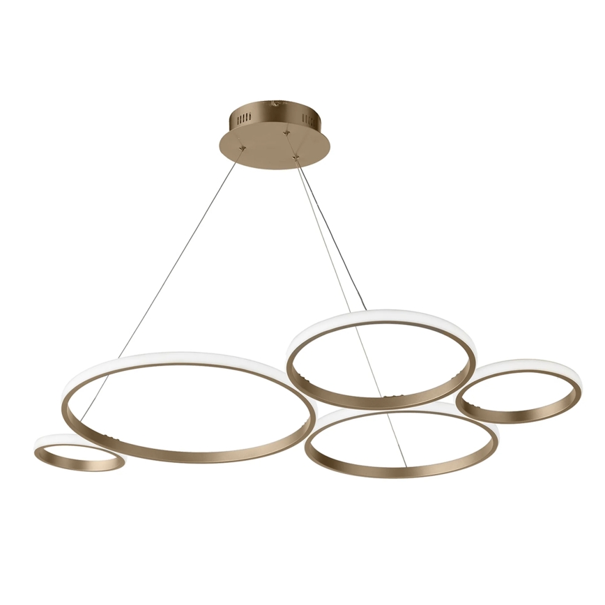 Ondaluce - LED Stmívatelný lustr na lanku POIS LED/60W/230V zlatá