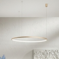 Ondaluce - LED Stmívatelný lustr na lanku SOEL LED/28W/230V pr. 60 cm zlatá