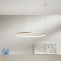 Ondaluce - LED Stmívatelný lustr na lanku SOEL LED/38W/230V pr. 80 cm zlatá