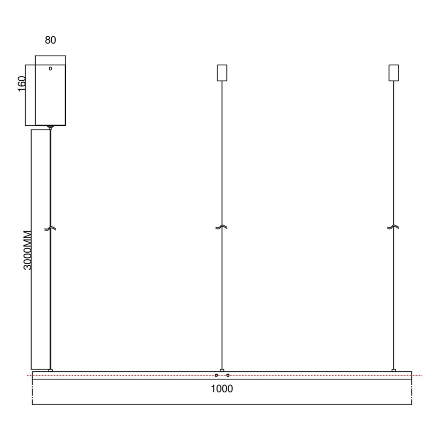 Ondaluce - LED Stmívatelný lustr na lanku SOEL LED/47W/230V pr. 100 cm zlatá