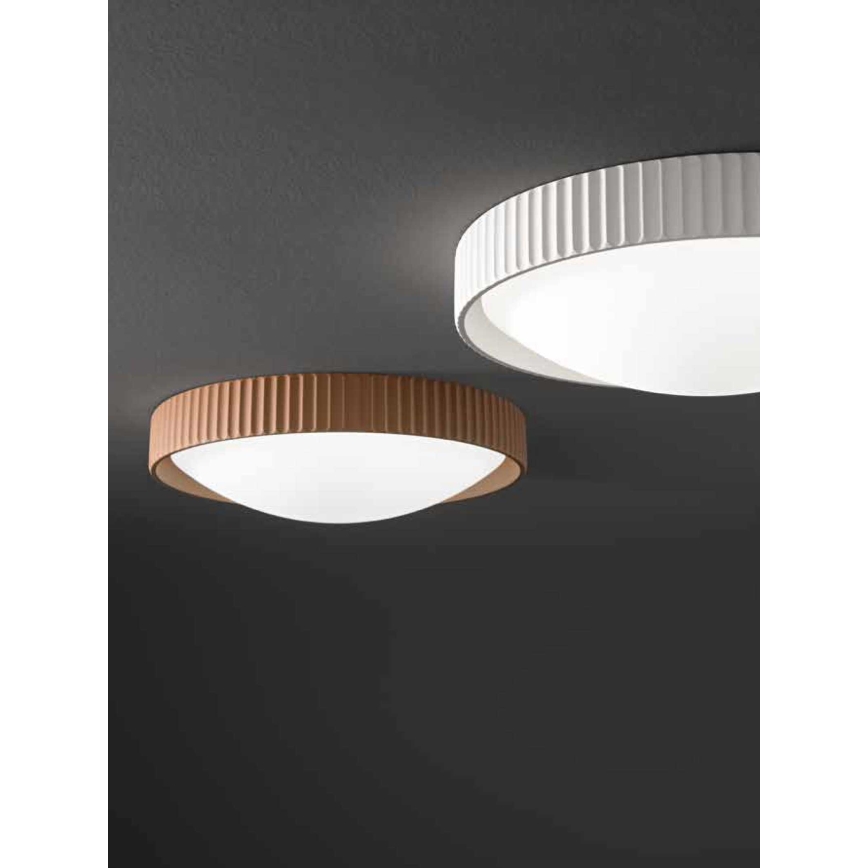 Ondaluce - LED Stropní svítidlo CONCRETE LED/20W/230V pr. 41 cm beton hnědá