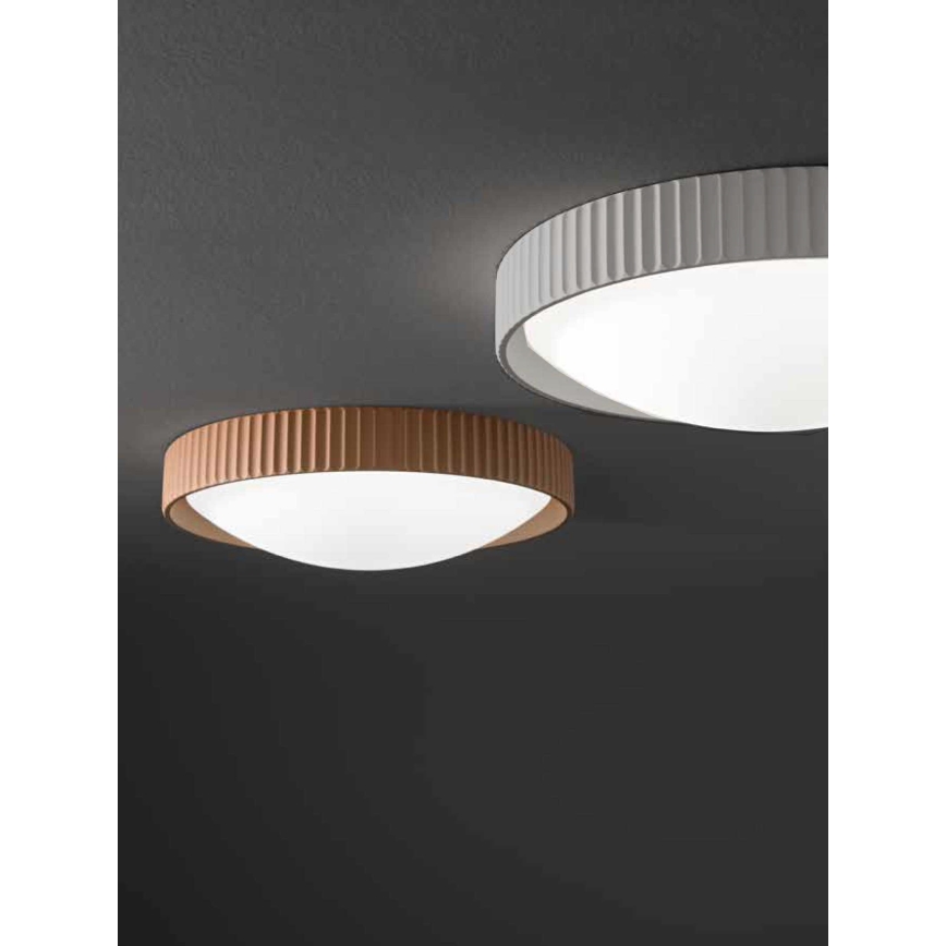 Ondaluce - LED Stropní svítidlo CONCRETE LED/20W/230V pr. 41 cm beton/šedá