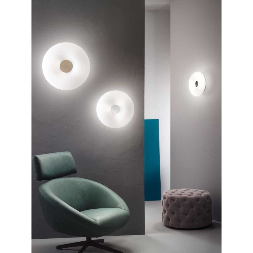 Ondaluce - Stropní svítidlo DODI 2xE27/15W/230V pr. 33 cm bílá