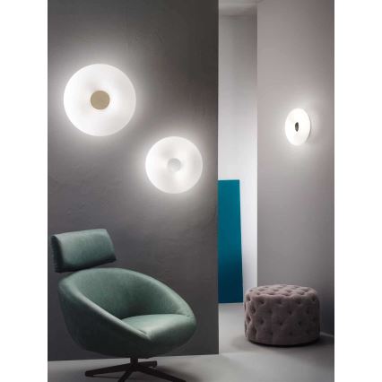 Ondaluce - Stropní svítidlo DODI 3xE27/15W/230V pr. 42 cm bílá