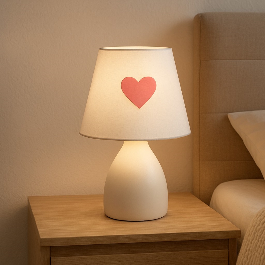 ONLI - Děstká lampička TITTA 1xE14/6W/230V 20 cm bílá