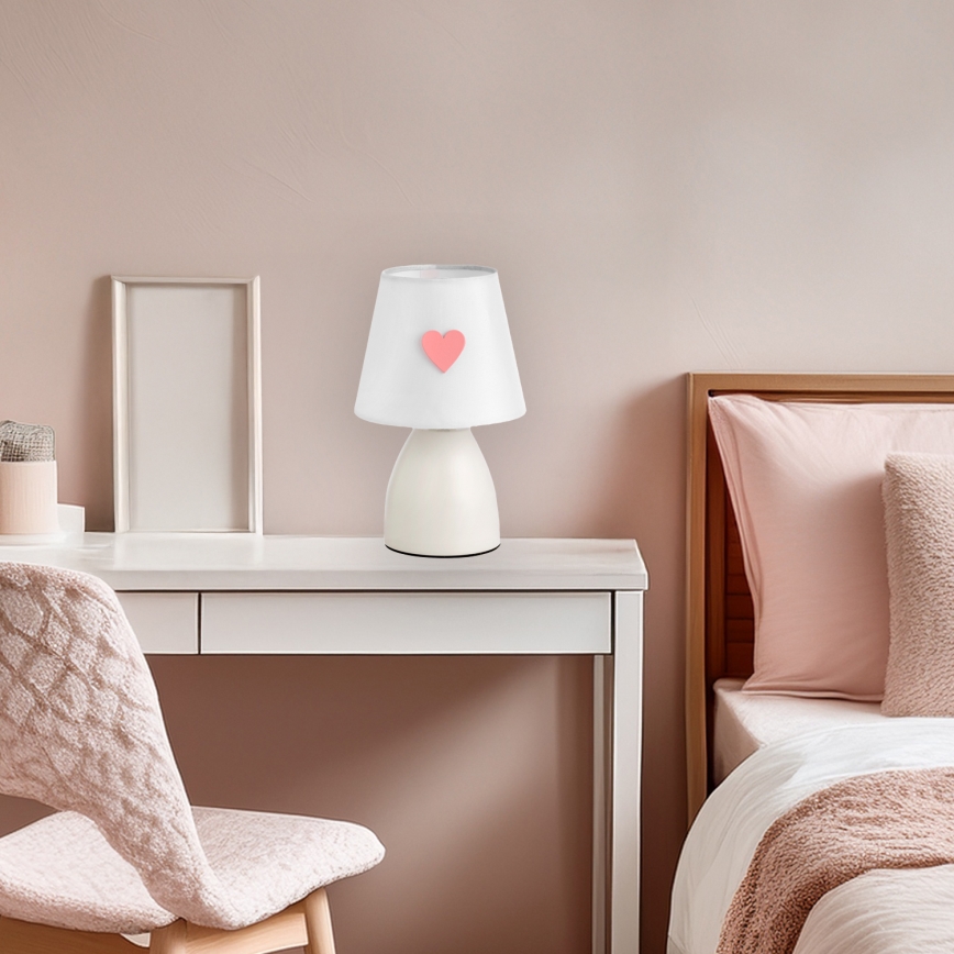 ONLI - Děstká lampička TITTA 1xE14/6W/230V 20 cm bílá