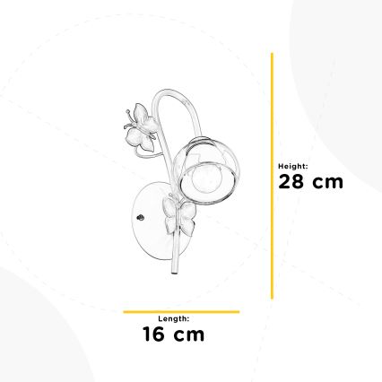 ONLI - Dětské nástěnné svítidlo BUTTERFLY 1xE14/6W/230V