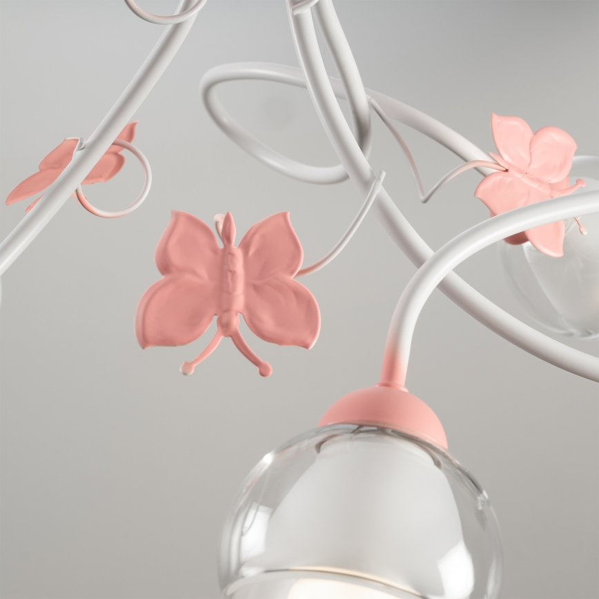 ONLI - Dětský lustr BUTTERFLY 3xE14/6W/230V