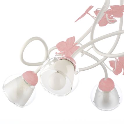 ONLI - Dětský lustr BUTTERFLY 5xE14/6W/230V