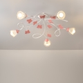 ONLI - Dětský přisazený lustr BUTTERFLY 5xE14/6W/230V