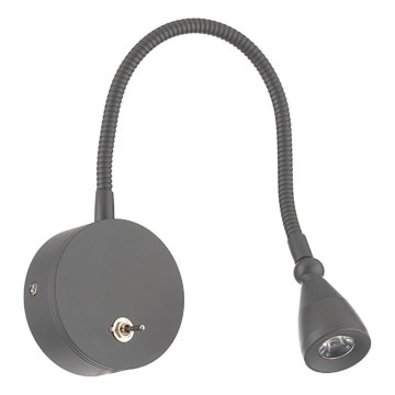 ONLI - LED Flexibilní lampička LEXI LED/1W/230V 4000K šedá