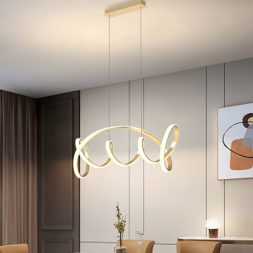 ONLI - LED Lustr na lanku KIRA LED/60W/230V 4000K zlatá