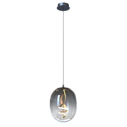ONLI - LED Lustr na lanku LILLY LED/12W/230V 4000K černá