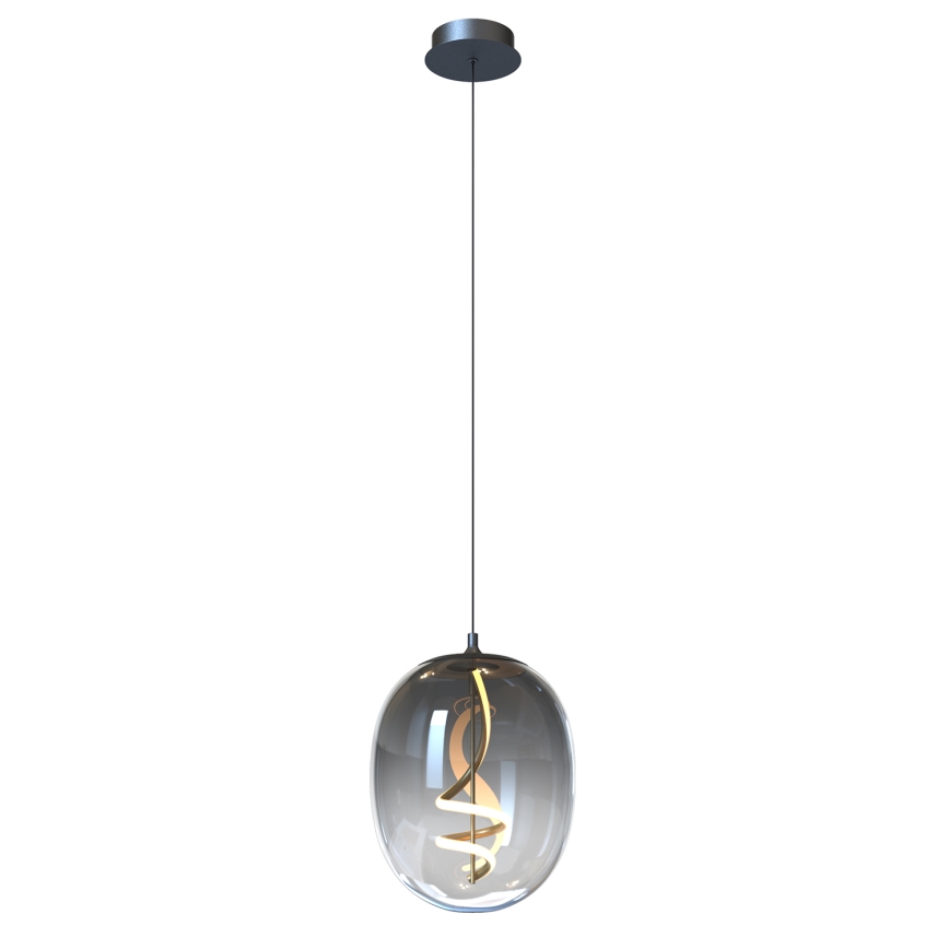 ONLI - LED Lustr na lanku LILLY LED/12W/230V 4000K černá