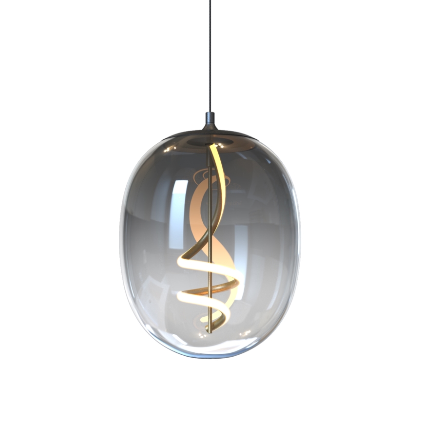ONLI - LED Lustr na lanku LILLY LED/12W/230V 4000K černá