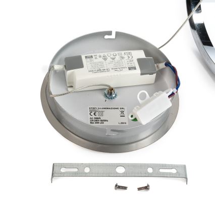 ONLI - LED Lustr na lanku LOOP LED/40W/230V 4000K lesklý chrom