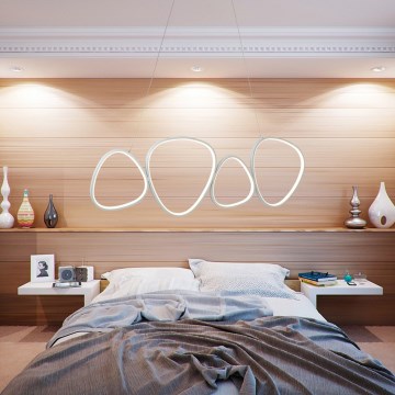 ONLI - LED Lustr na lanku ROMEO LED/48W/230V 4000K bílá