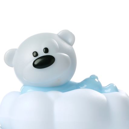 ONLI - LED Nabíjecí dětské noční světlo NUVOLINA LED/2,5W/5V 300 mAh mědvěd/modrá