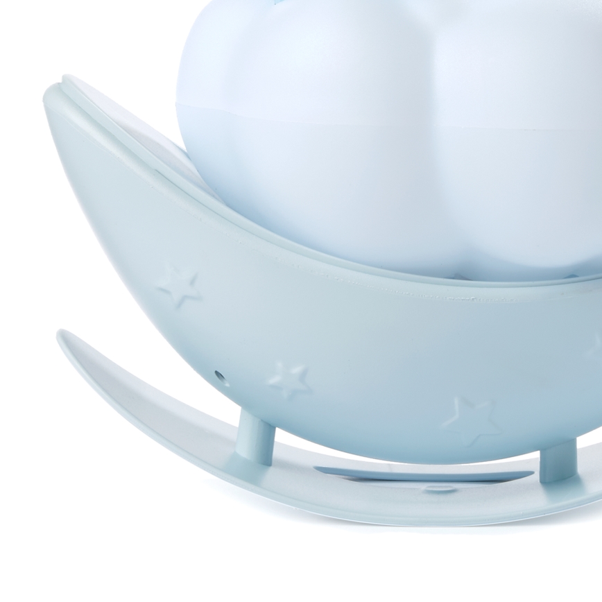 ONLI - LED Nabíjecí dětské noční světlo NUVOLINA LED/2,5W/5V 300 mAh mědvěd/modrá