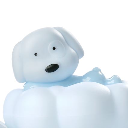 ONLI - LED Nabíjecí dětské noční světlo NUVOLINA LED/2,5W/5V 300 mAh pes/modrá