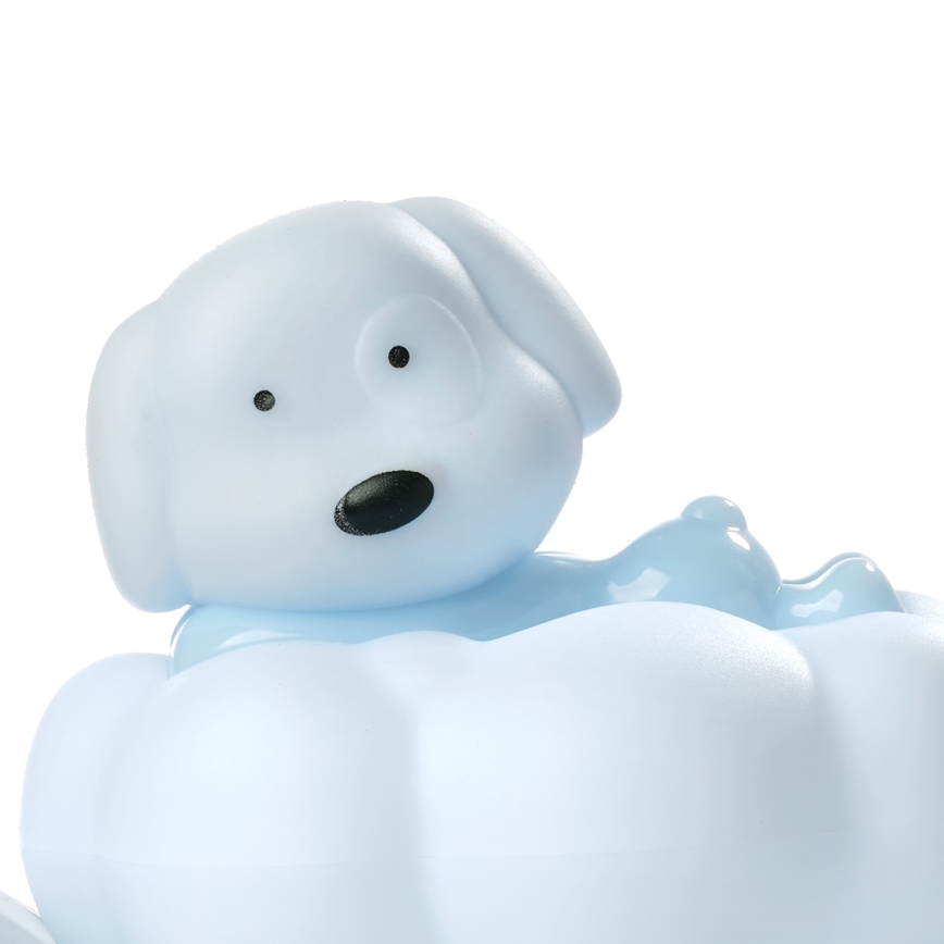 ONLI - LED Nabíjecí dětské noční světlo NUVOLINA LED/2,5W/5V 300 mAh pes/modrá