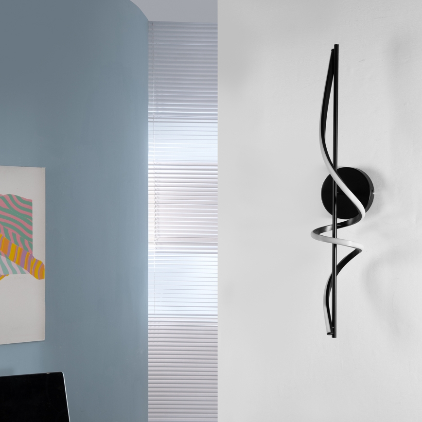 ONLI - LED Nástěnné svítidlo TWIST LED/25W/230V 4000K černá