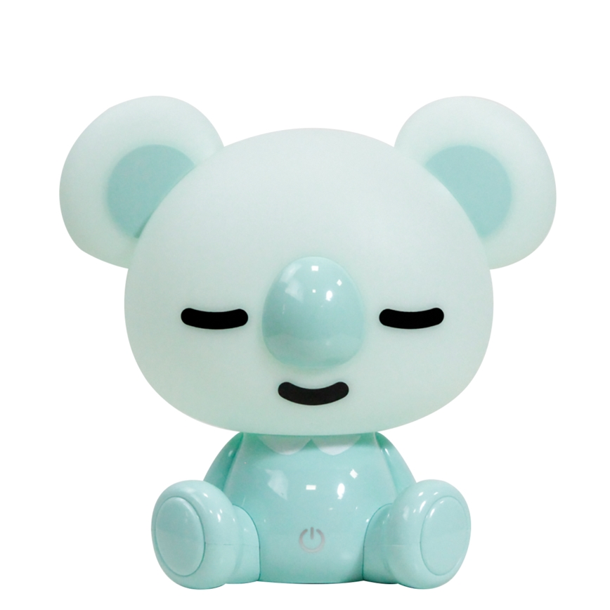 ONLI - LED Stmívatelná dětská noční lampička PUPPIES LED/3W/230V 20 cm koala/zelená