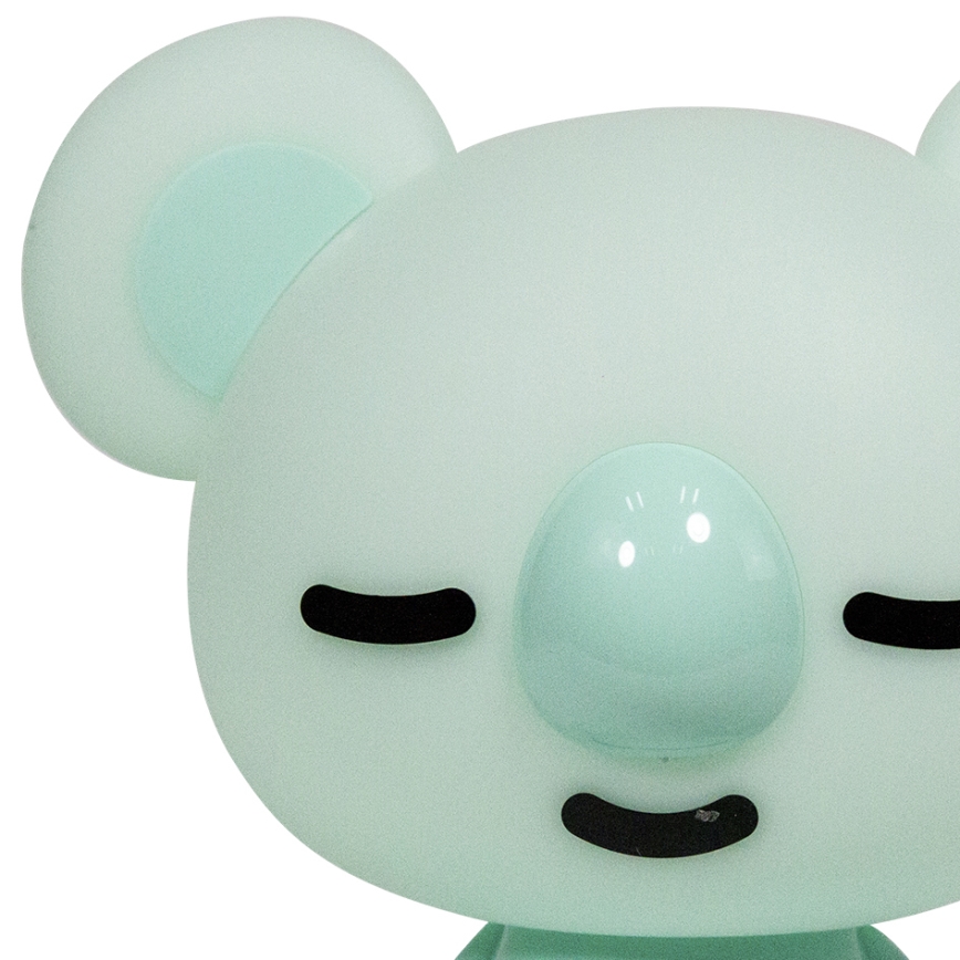 ONLI - LED Stmívatelná dětská noční lampička PUPPIES LED/3W/230V 20 cm koala/zelená