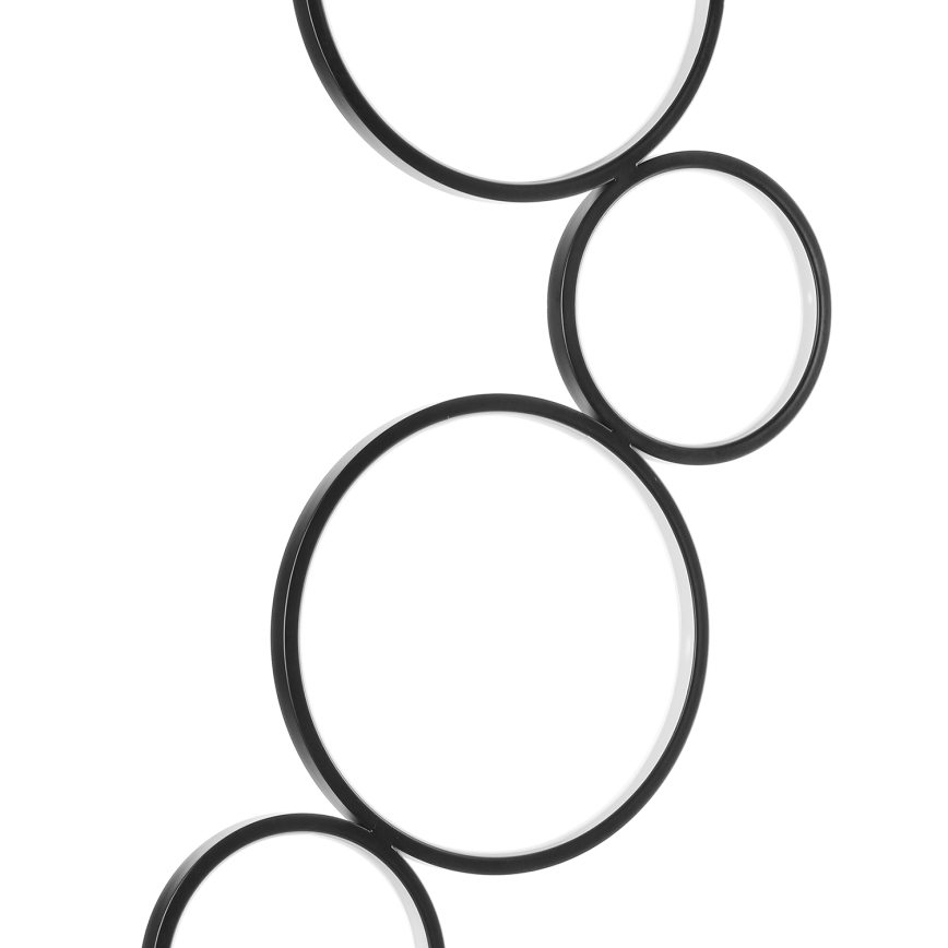 ONLI - LED Stojací lampa RINGS LED/58W/230V 4000K černá