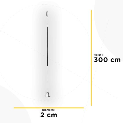 ONLI - LED Stojací lampa SIRILLA LED/20W/230V černá