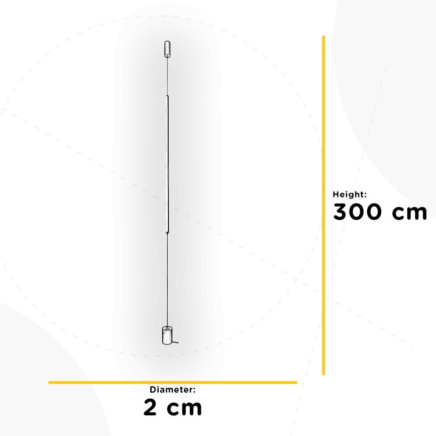 ONLI - LED Stojací lampa SIRILLA LED/20W/230V černá
