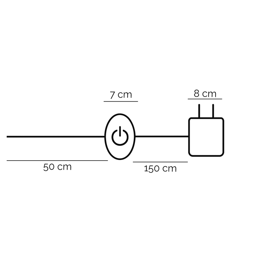 ONLI - LED Stojací lampa TWIST LED/24W/230V 4000K černá