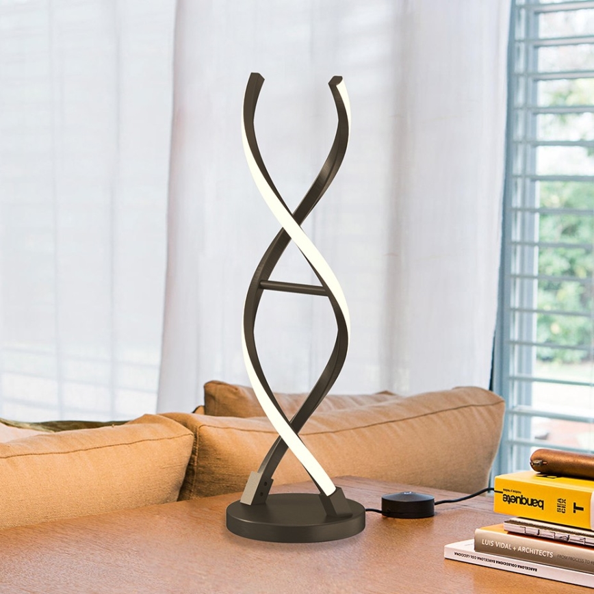 ONLI - LED Stolní lampa DNA LED/12W/230V 4000K 48,5 cm stříbrná