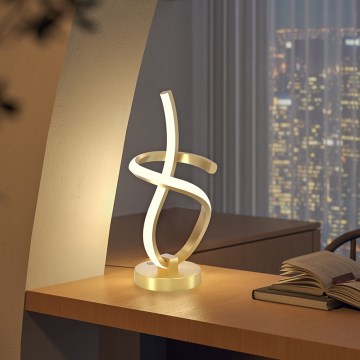 ONLI - LED Stolní lampa KIRA LED/10W/230V 4000K 28 cm zlatá