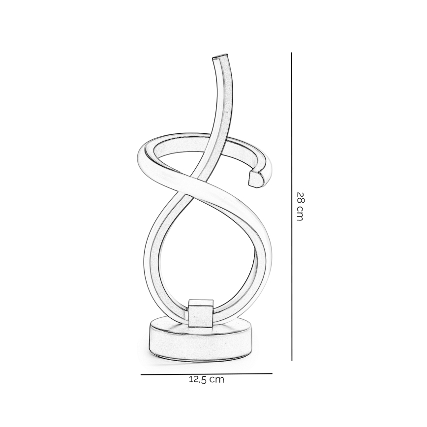 ONLI - LED Stolní lampa KIRA LED/10W/230V 4000K 28 cm zlatá