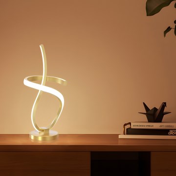 ONLI - LED Stolní lampa KIRA LED/12W/230V 4000K 38,5 cm zlatá
