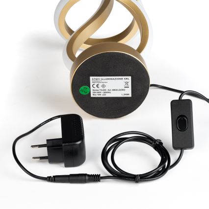 ONLI - LED Stolní lampa KIRA LED/12W/230V 4000K 38,5 cm zlatá