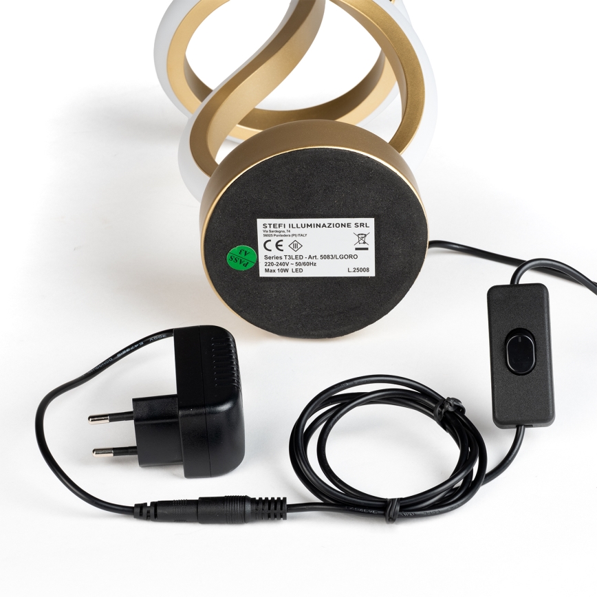 ONLI - LED Stolní lampa KIRA LED/12W/230V 4000K 38,5 cm zlatá