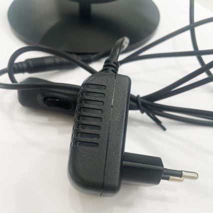 ONLI - LED Stolní lampa RINGS LED/17W/230V 4000K 37 cm černá