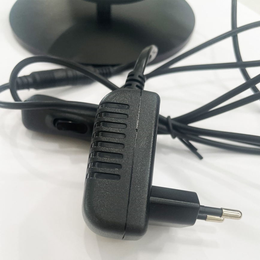 ONLI - LED Stolní lampa RINGS LED/17W/230V 4000K 37 cm černá