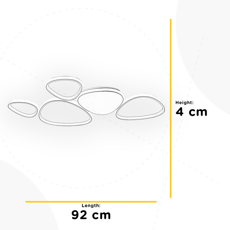 ONLI - LED Stropní svítidlo ROMEO LED/48W/230V 4000K bílá