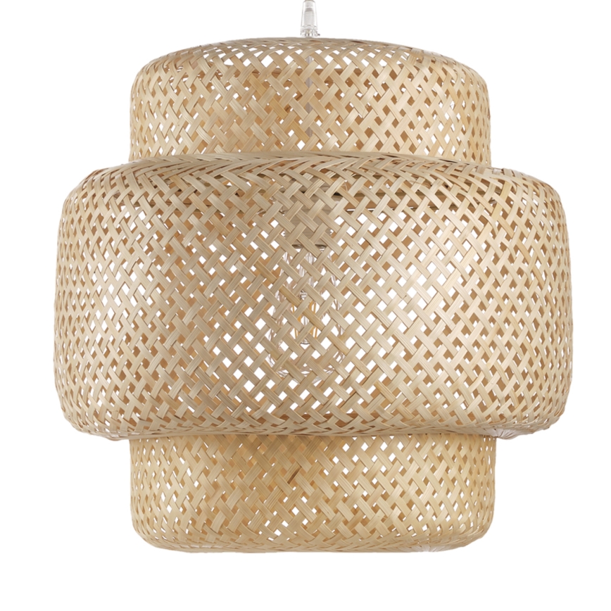 ONLI - Lustr na lanku BAMBOO 1xE27/22W/230V bambus