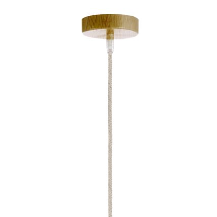 ONLI - Lustr na lanku BAMBOO 1xE27/22W/230V bambus